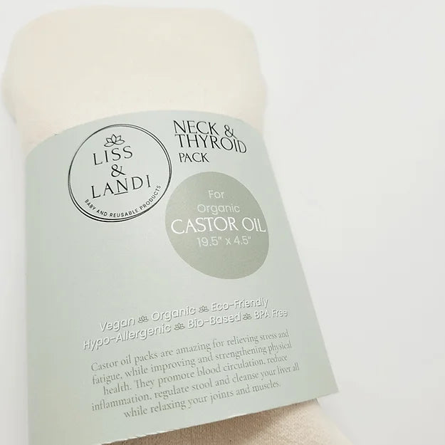 Neck & Thyroid Organic Castor Oil Pack