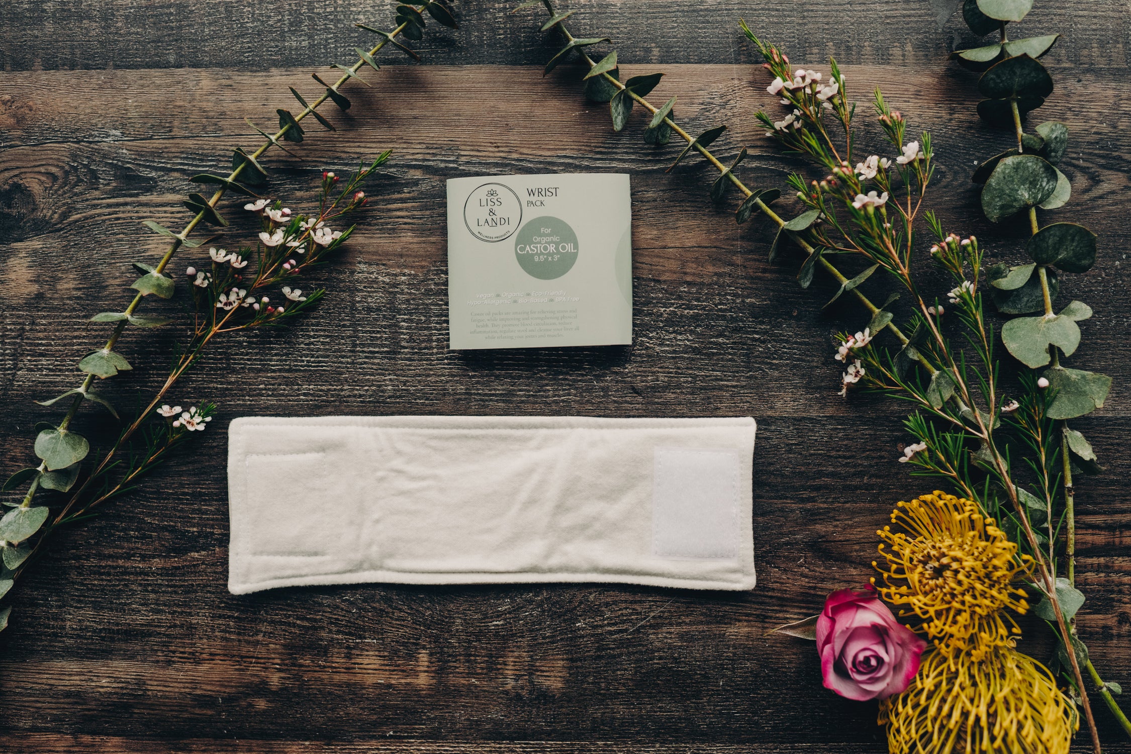 Wrist Organic Castor Oil Pack