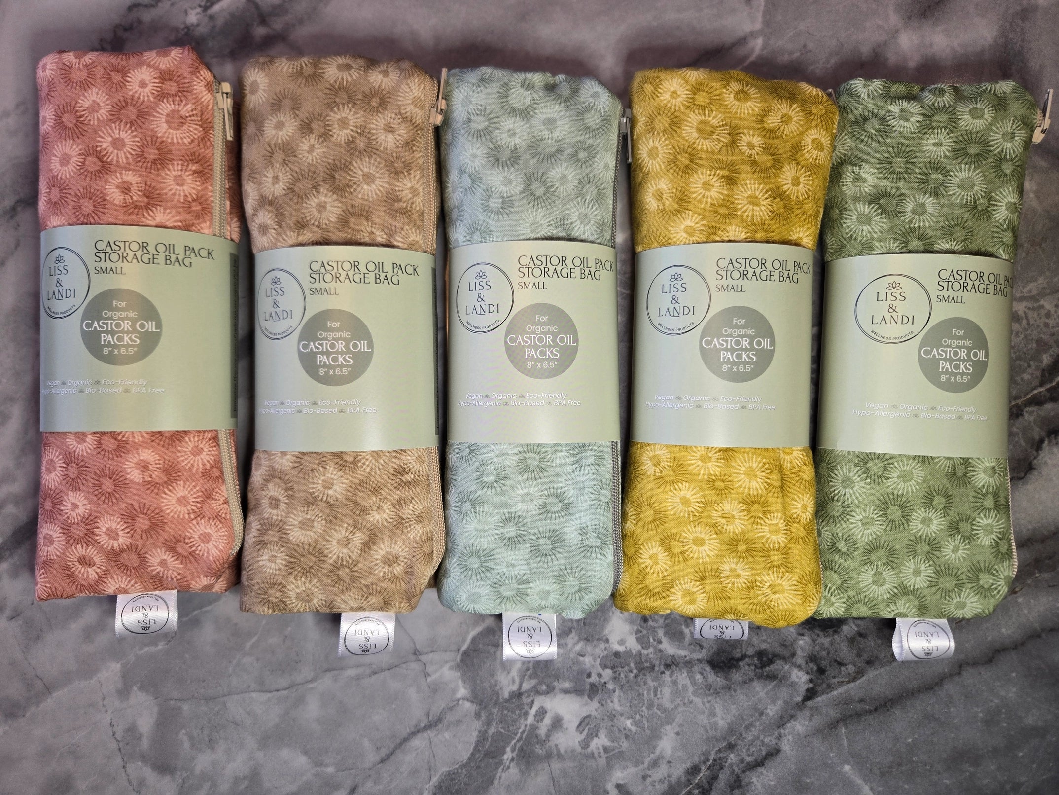 Storage Bag For Organic Castor Oil Packs