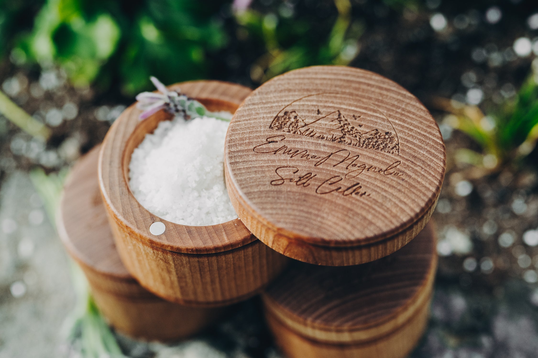 Emma Magnolia Salt Cellar