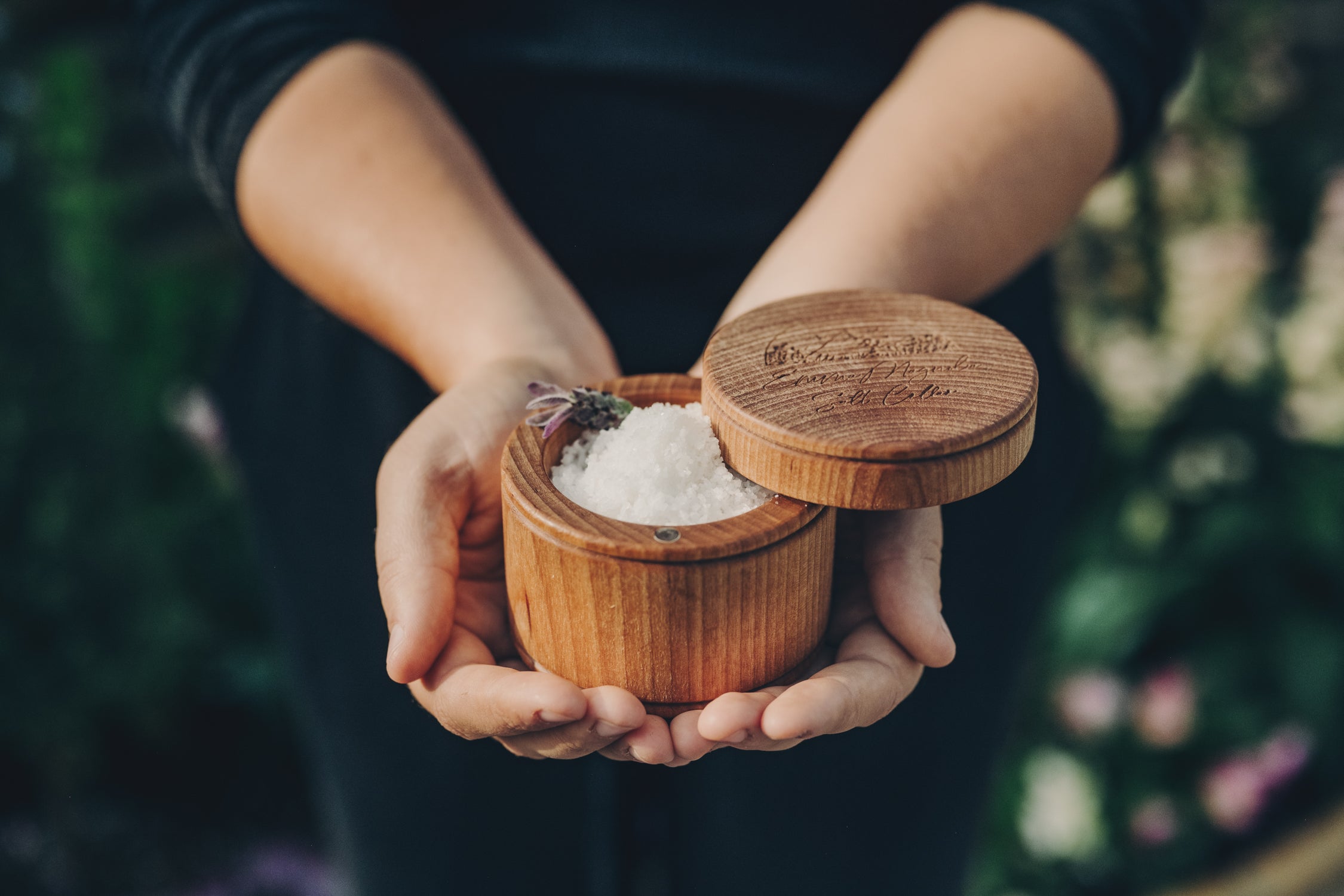 Emma Magnolia Salt Cellar