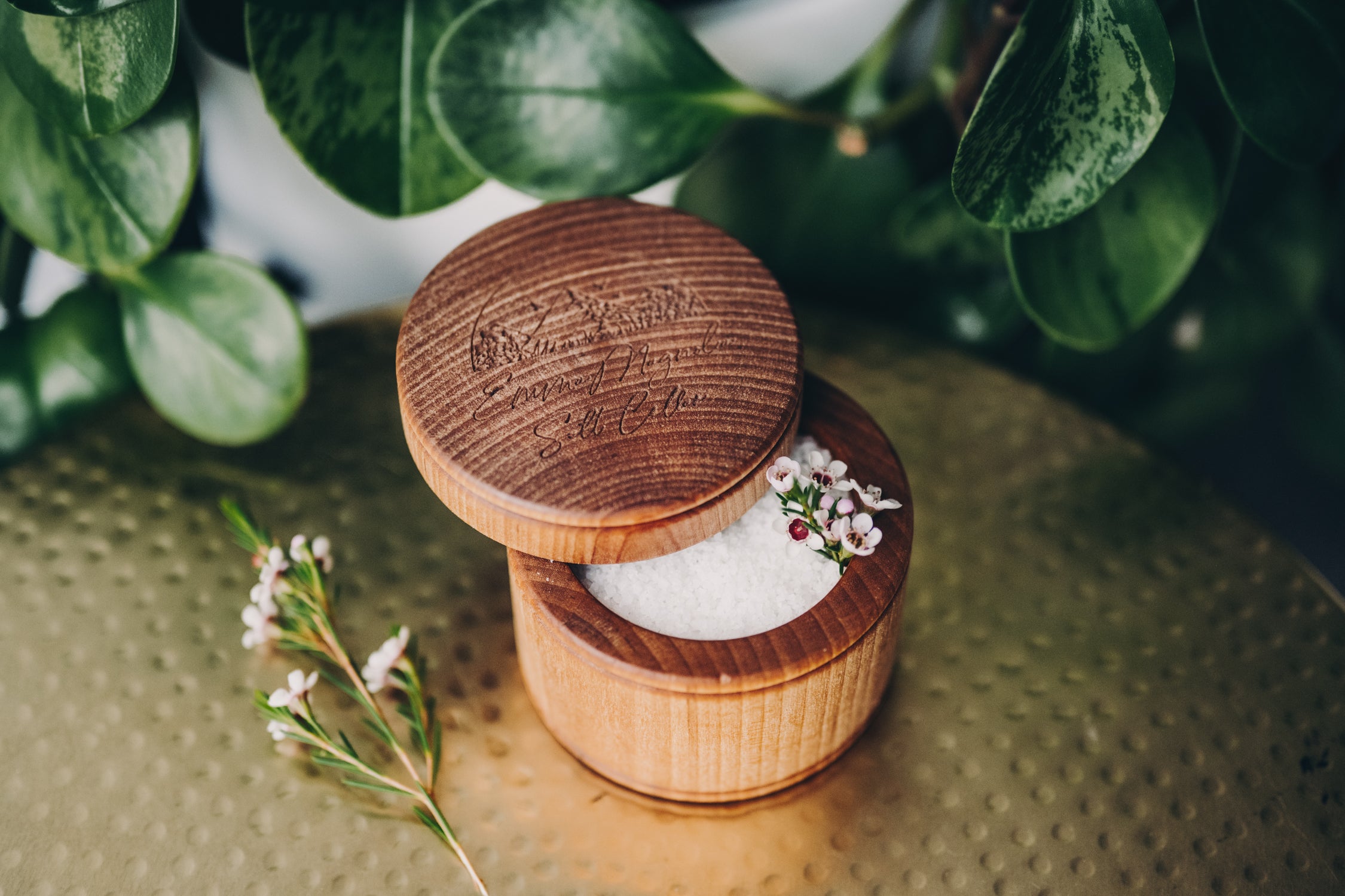 Emma Magnolia Salt Cellar