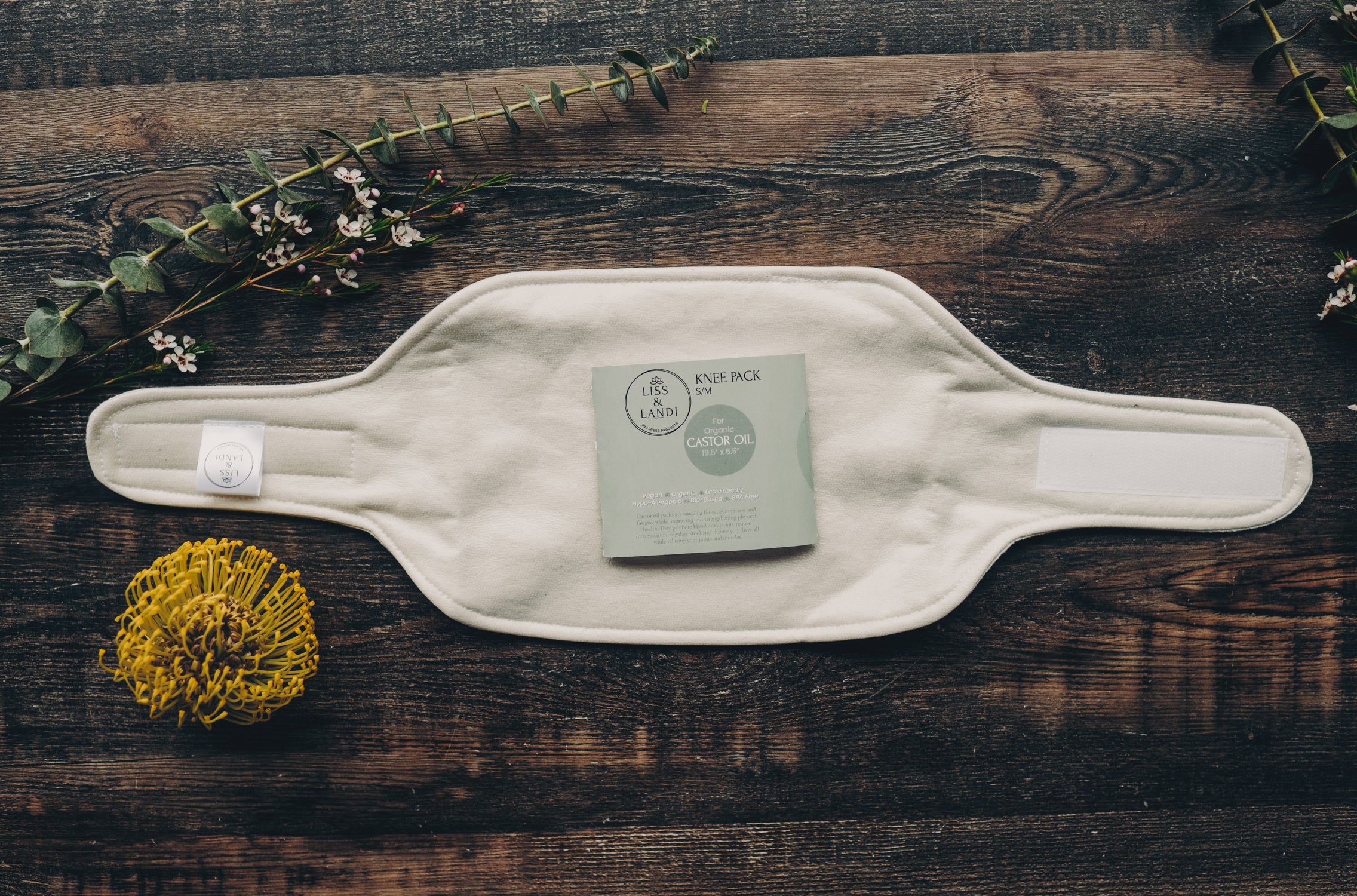Knee Organic Castor Oil Pack