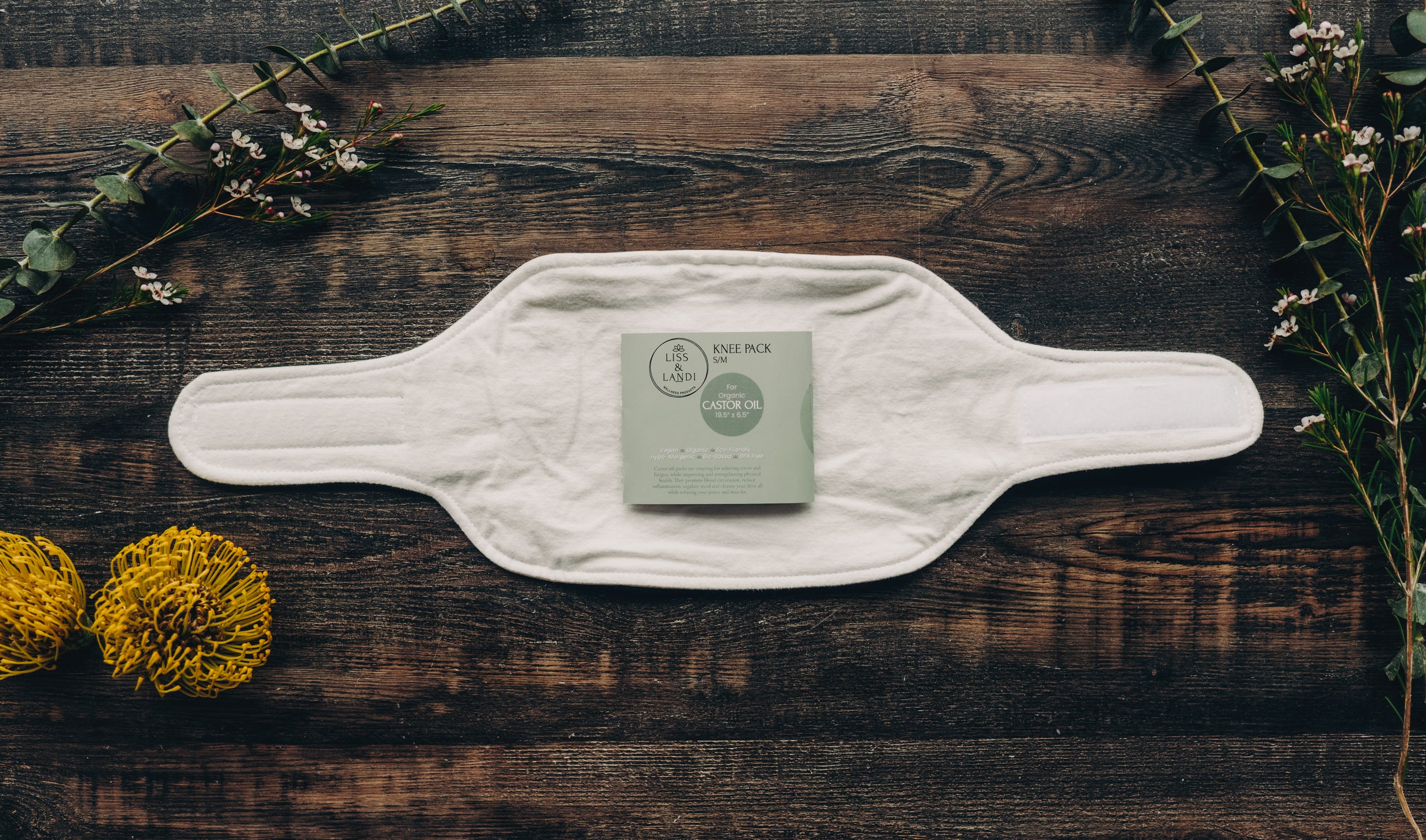 Knee Organic Castor Oil Pack