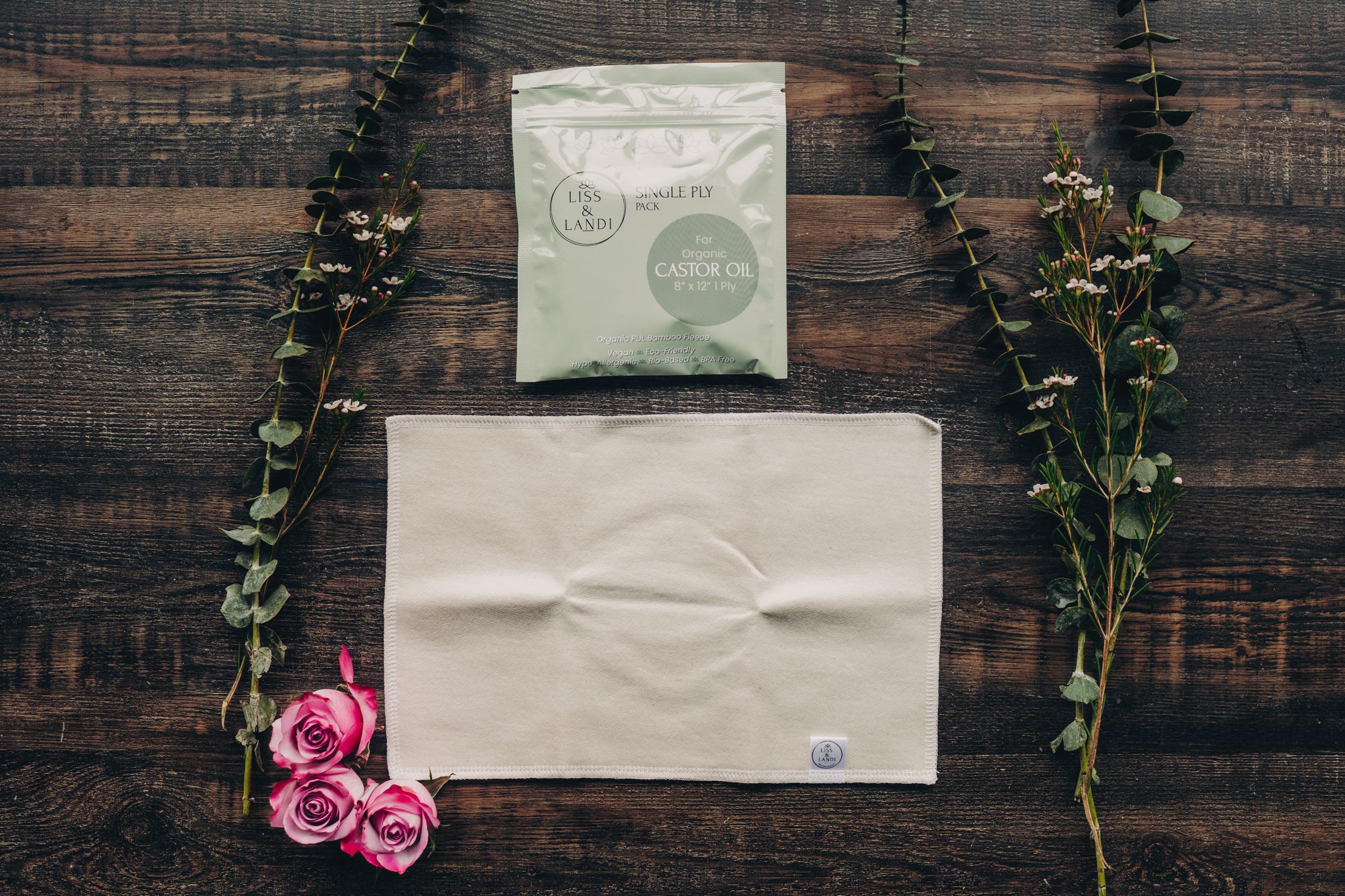 Single Ply Organic Castor Oil Pack