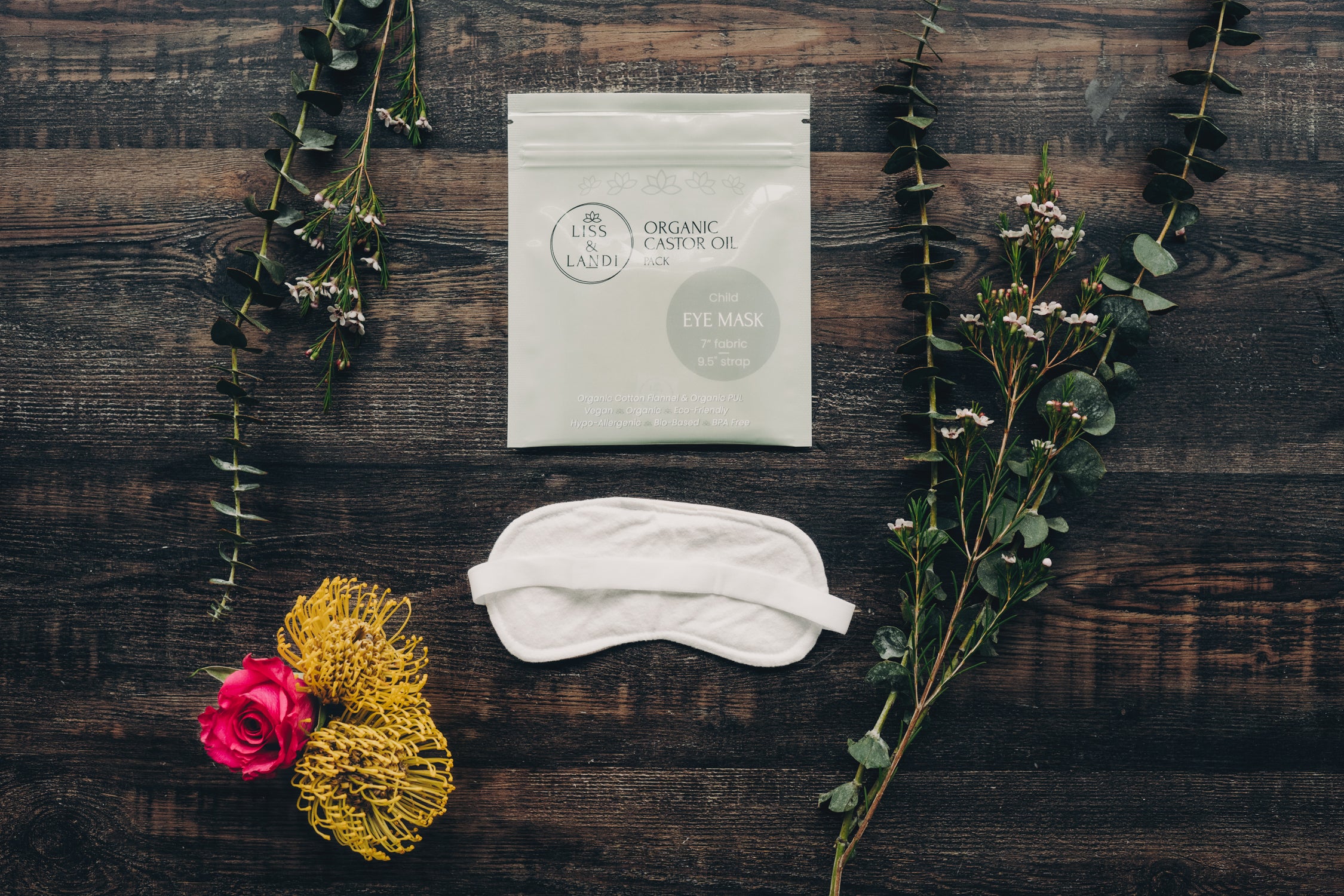 Organic Castor Oil Eye Mask