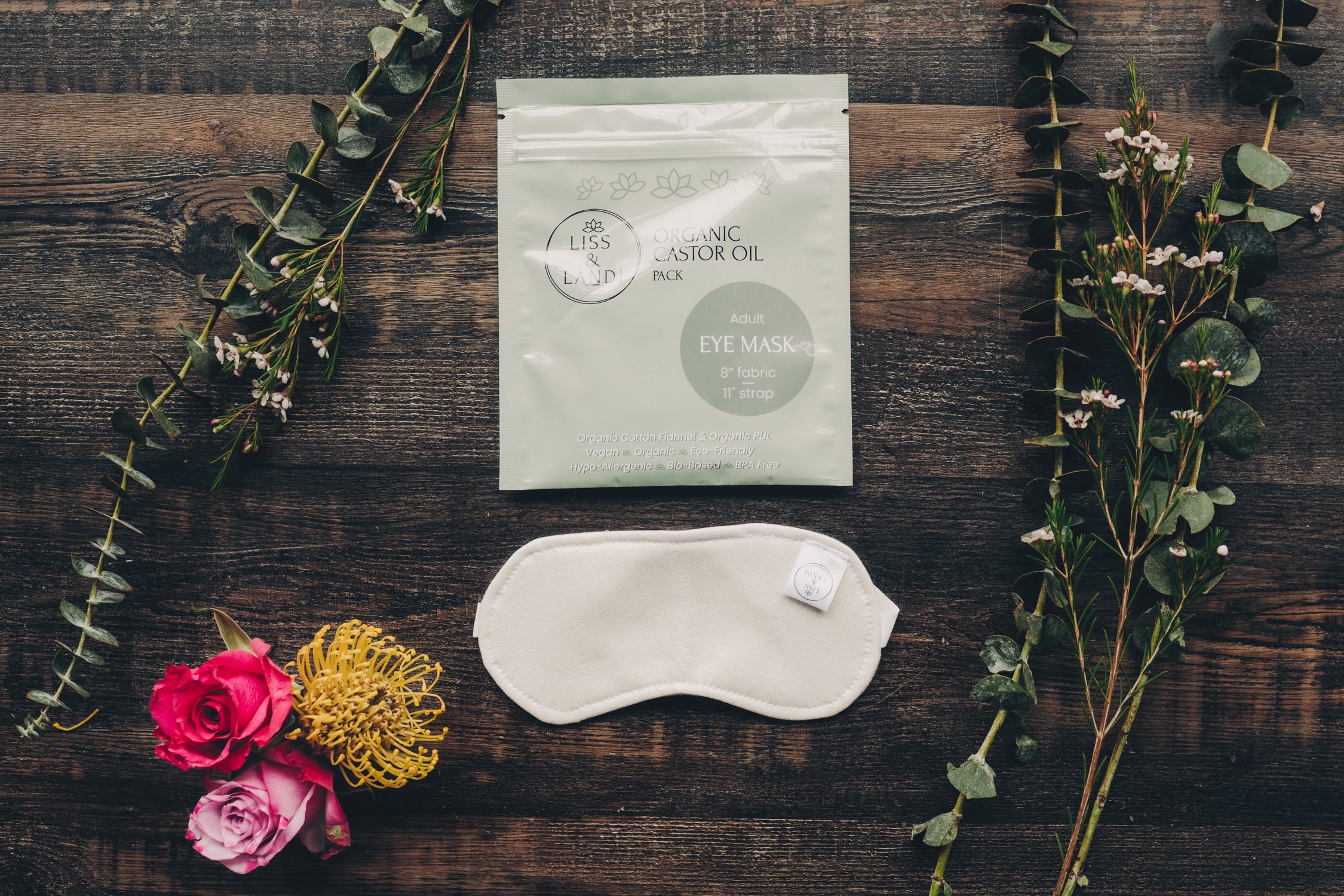 Organic Castor Oil Eye Mask