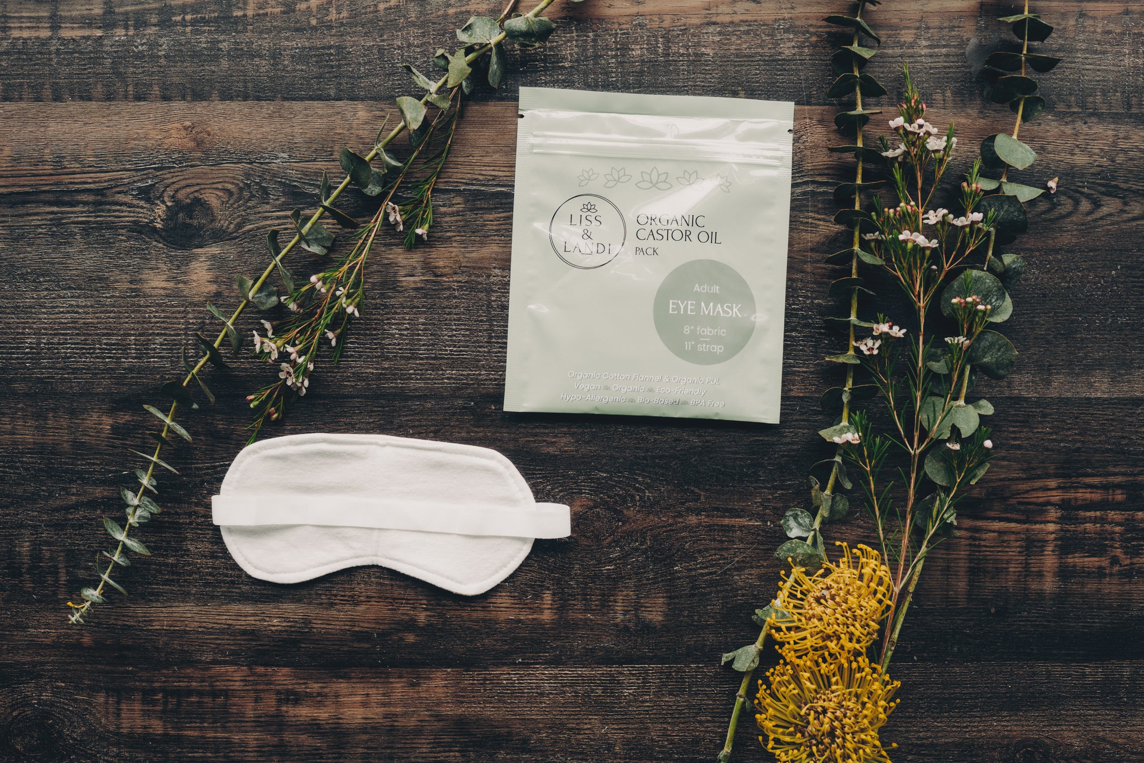 Organic Castor Oil Eye Mask