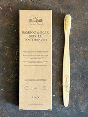Bamboo & Boar Bristle Toothbrush