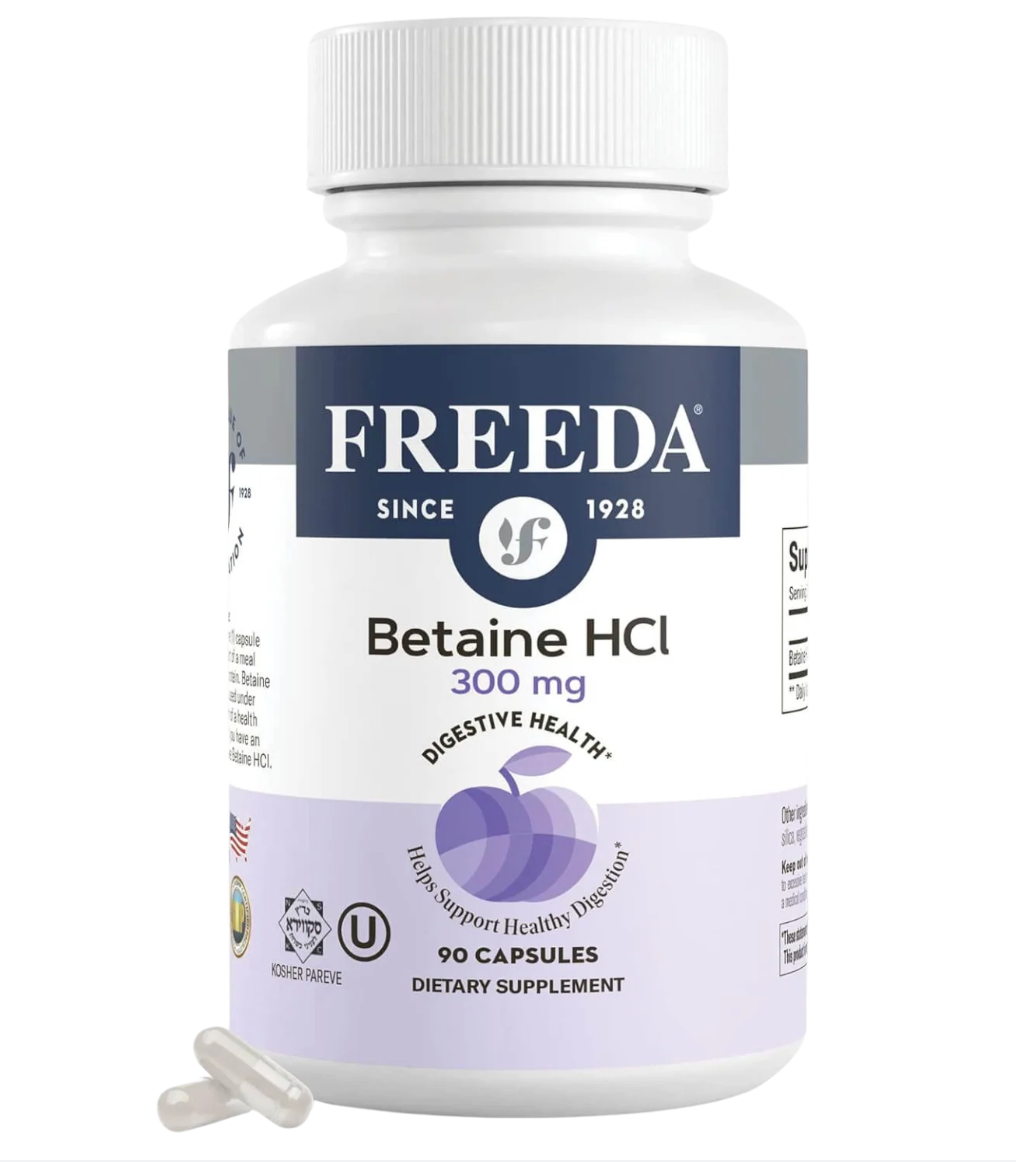 Betaine HCl 300 mg - 90 capsules