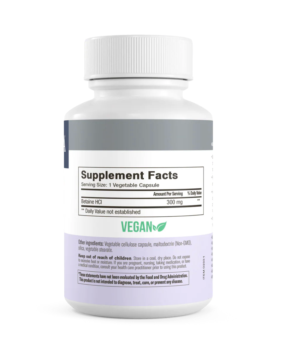 Betaine HCl 300 mg - 90 capsules