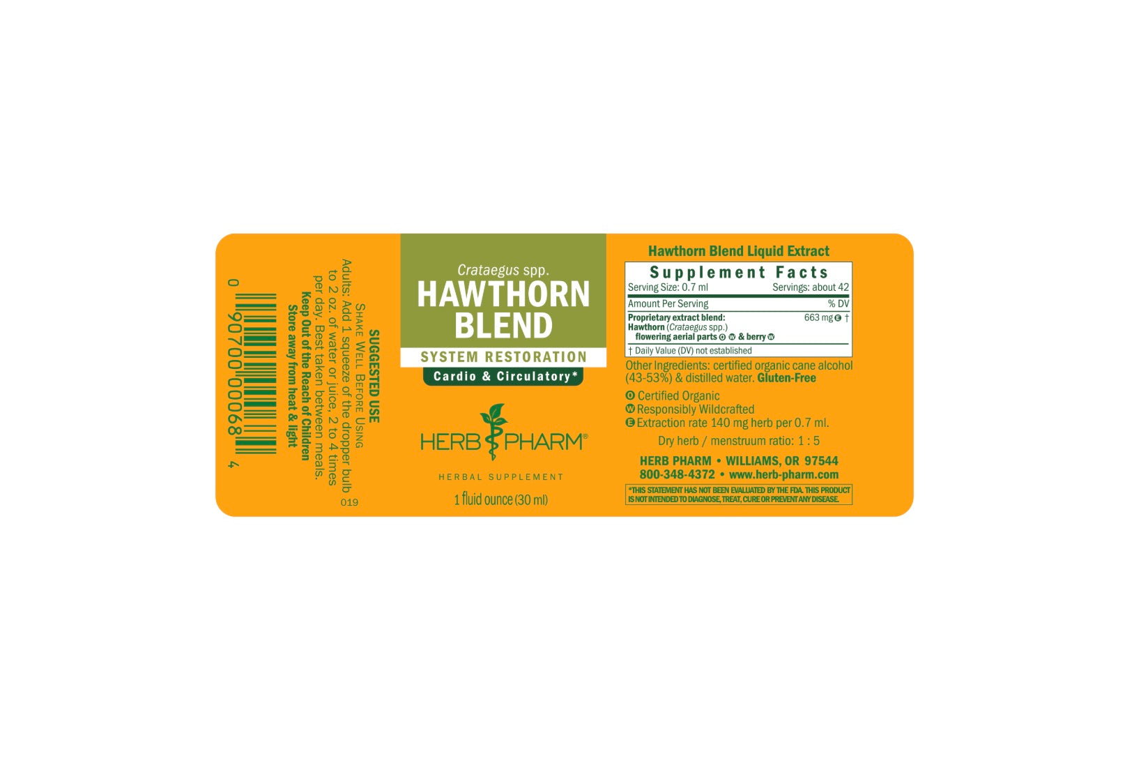 Herb Pharm Hawthorn Blend