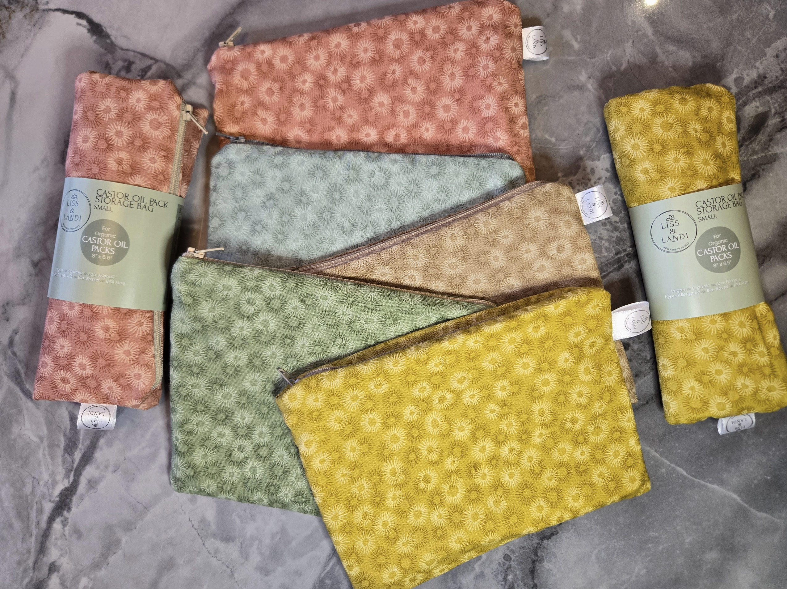 Storage Bag For Organic Castor Oil Packs