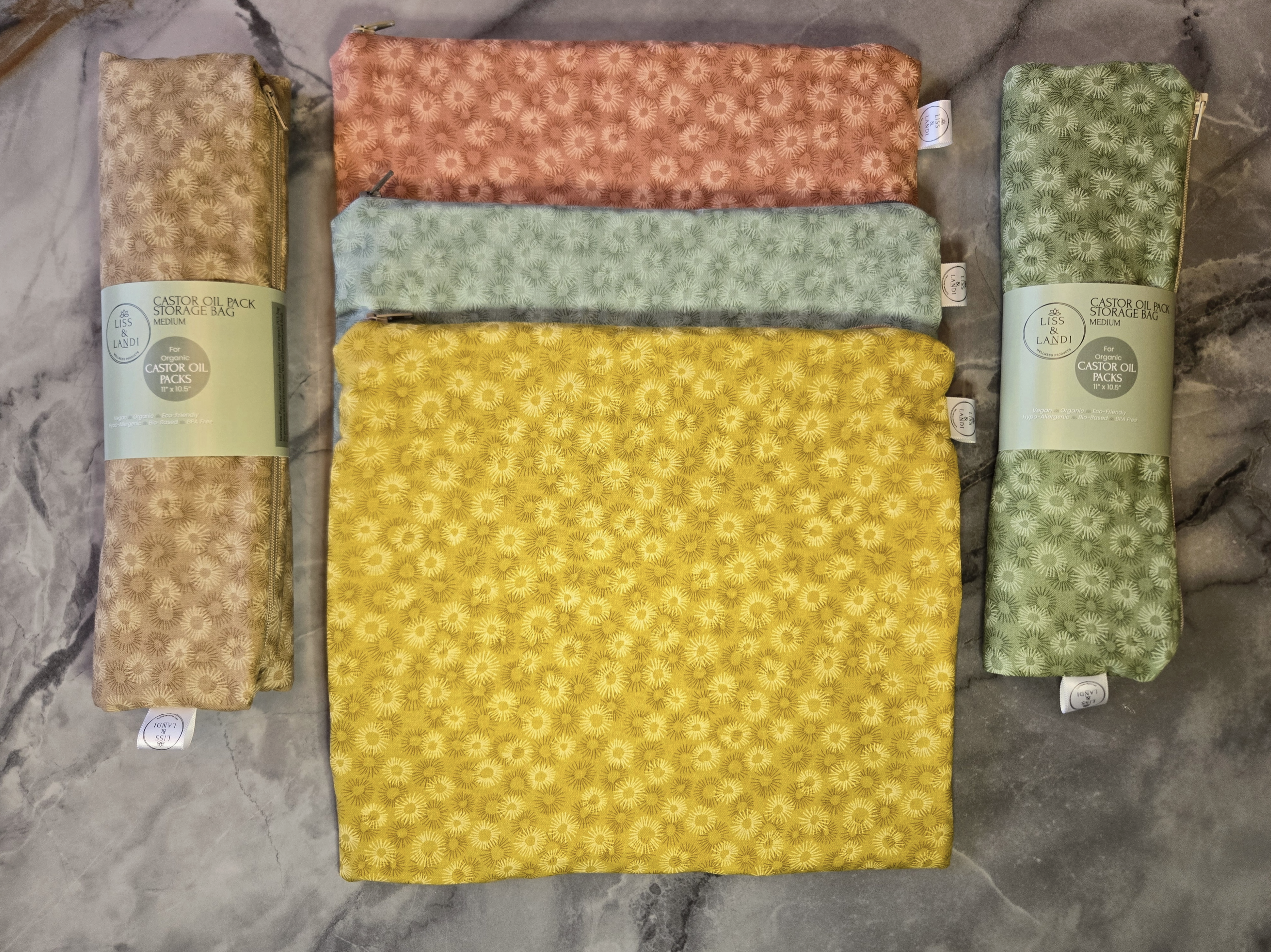 Storage Bag For Organic Castor Oil Packs