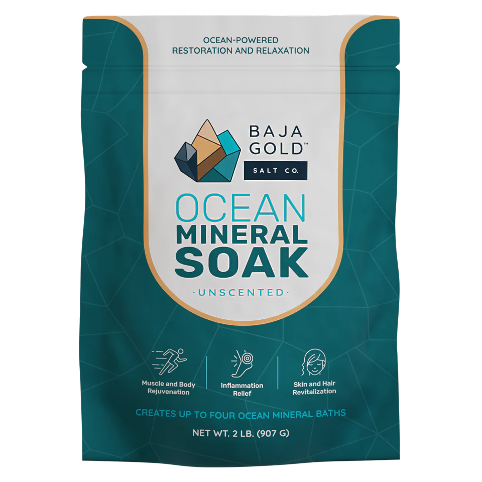 Baja Gold Ocean Mineral Soak 2lb Bag