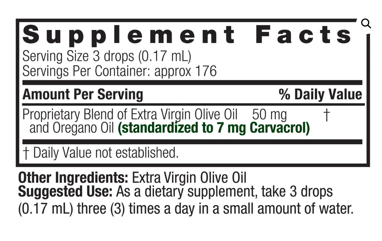 Alcohol-Free Oil of Oregano (1 oz)