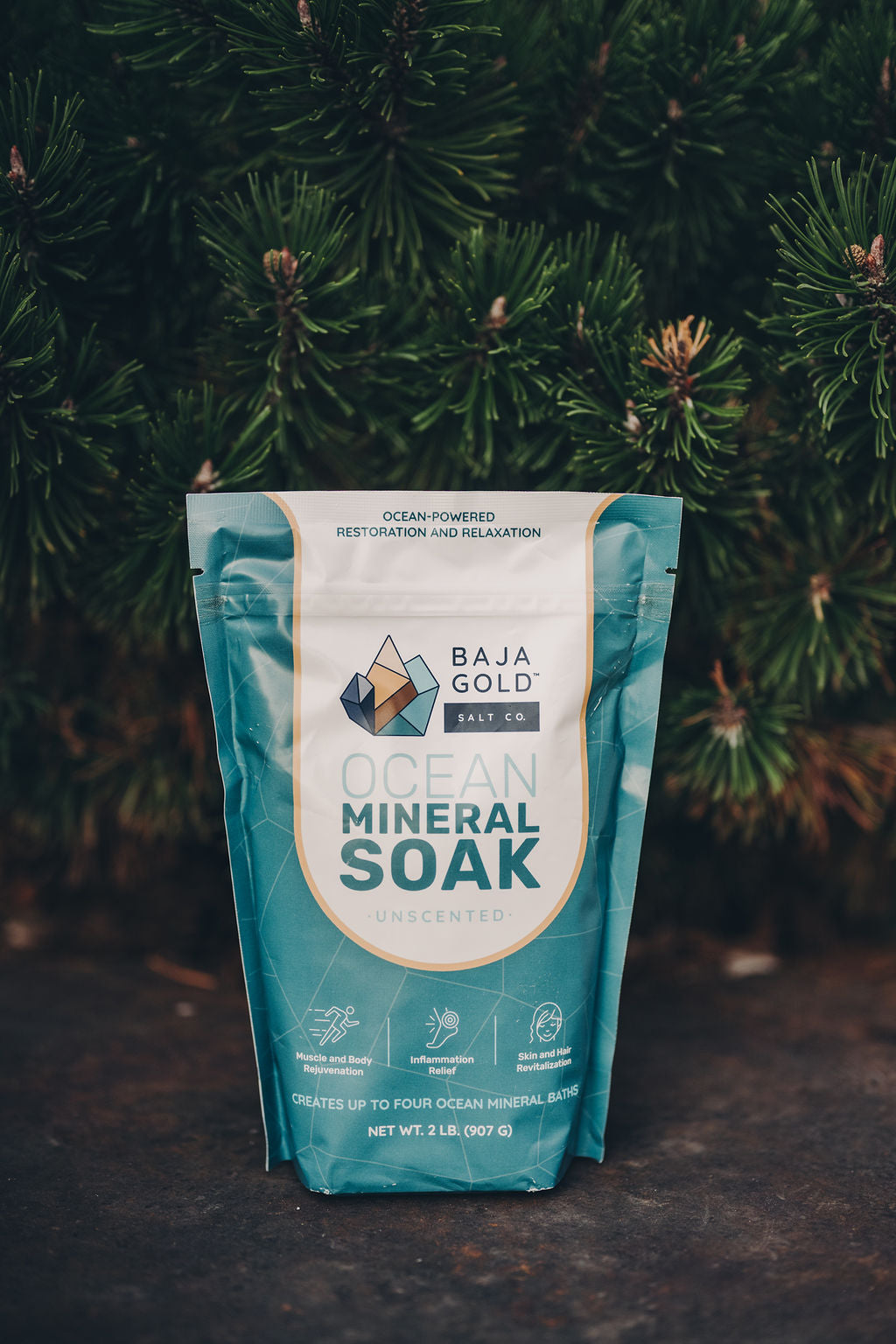 Baja Gold Ocean Mineral Soak 2lb Bag