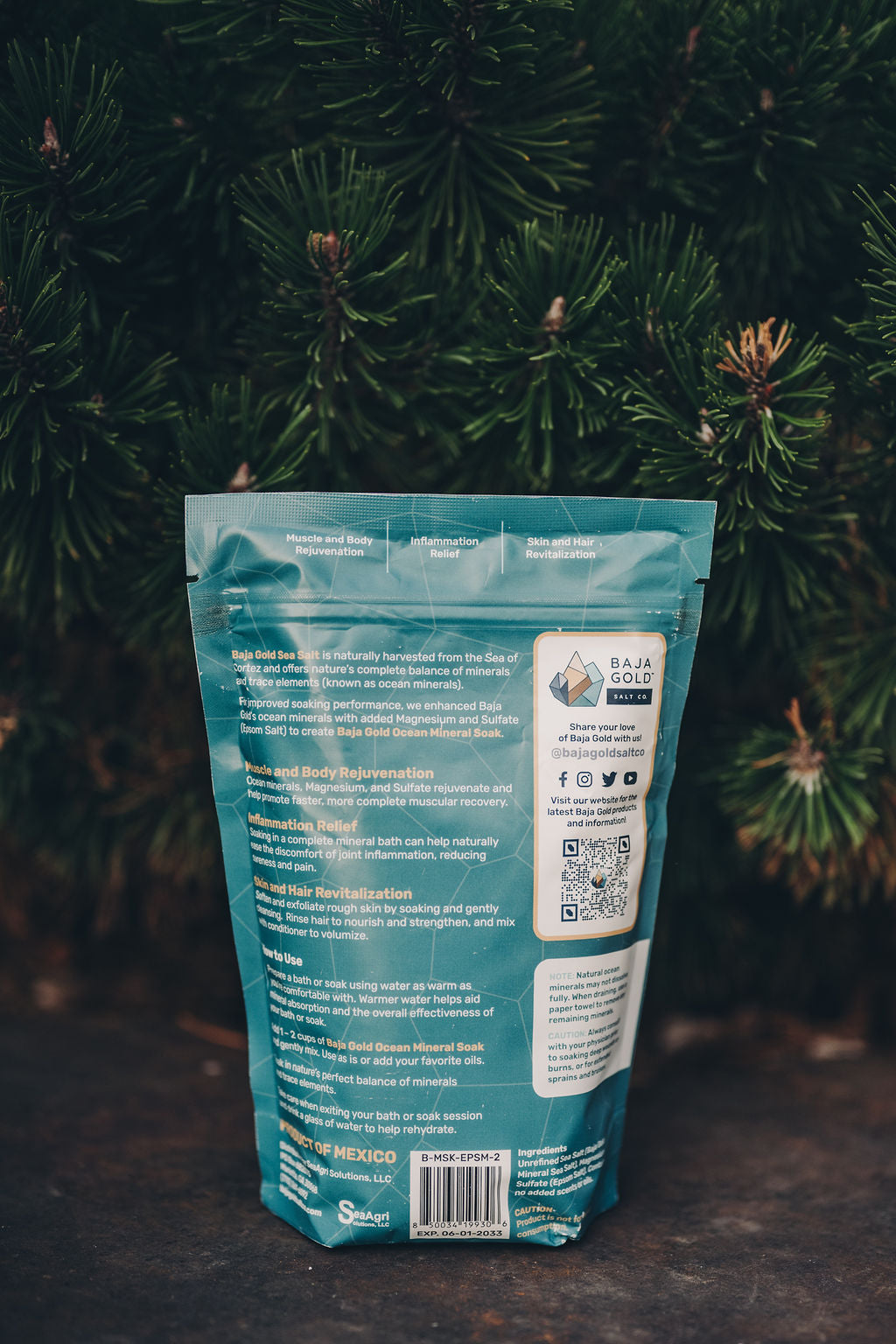 Baja Gold Ocean Mineral Soak 2lb Bag